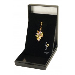Clip nombril plaqué or Amélia